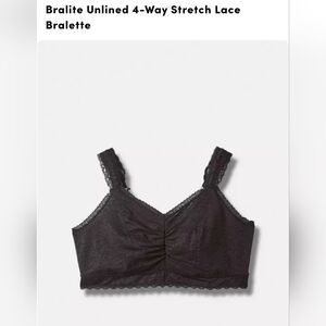 Torrid Black Lace 4 Way Stretch Bralette Size 2 NWOT